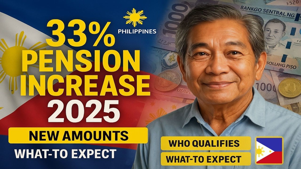 Philippines 33% Percent Pension Increase October 2025: New Amounts, Who Qualifies, and What to Expect