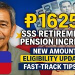 ₱1,625 SSS Retirement Pension Increase (October 2025): New Amounts, Eligibility, Timeline, and FAQs