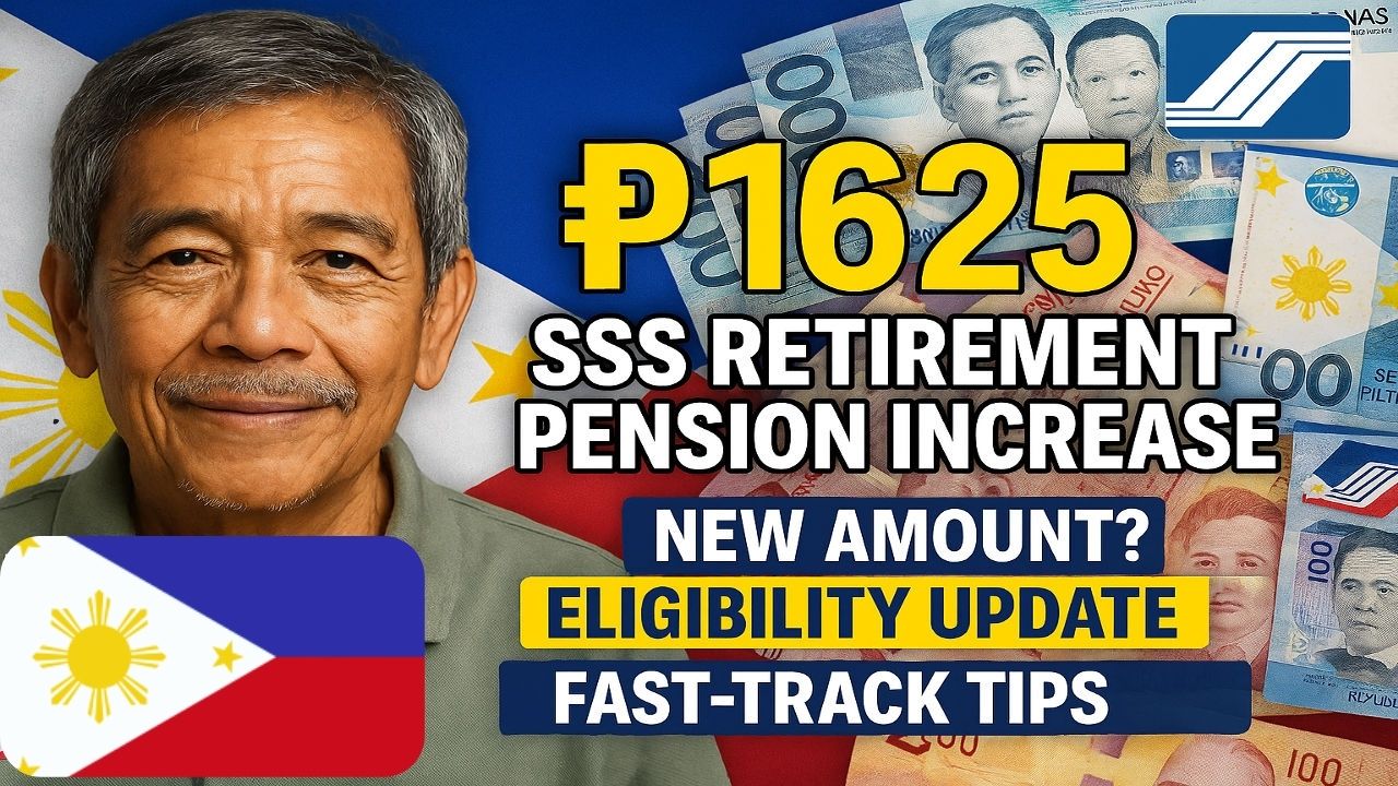 ₱1,625 SSS Retirement Pension Increase (October 2025): New Amounts, Eligibility, Timeline, and FAQs