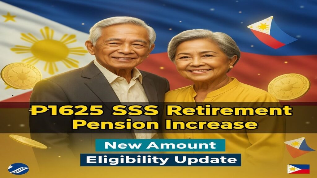 ₱1,625 SSS Retirement Pension Increase (October 2025): New Amounts, Eligibility, Timeline, and FAQs